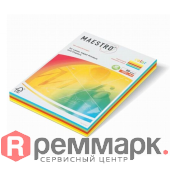 Бумага MAESTRO color А4, 80 г-м, 250 листов (5 цветов.х 50 листов) цветная