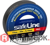 Изолента SafeLine 19-25 черный 9372