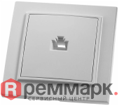 PST00-9007-01 Розетка компьютерная 1-местная RJ-45, серия Эрна, белая