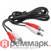 Кабель Buro BAAC024-1 2хRCA–2xRCA 1м черный