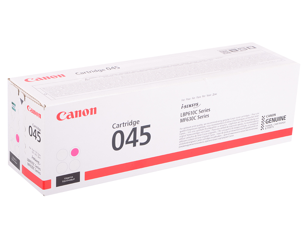 Картридж лазерный Canon 045 H M 1244C002 пурпурный (2200стр.) для Canon i-SENSYS M