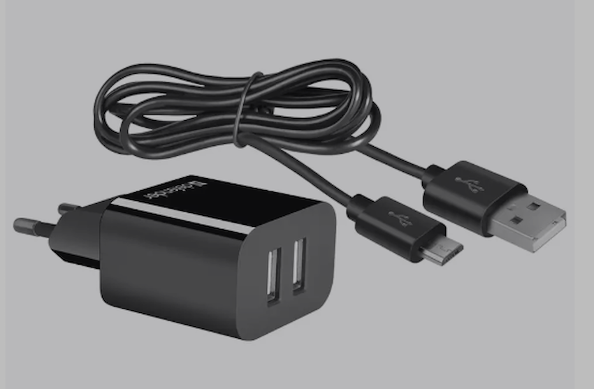 Defendr Сетевой адаптер UPC-21 2xUSB,5V кабель microUSB Defendr Сетевой адаптер UPC-2