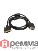 Кабель VGA-DVI 1,8 m, 2 фильтра