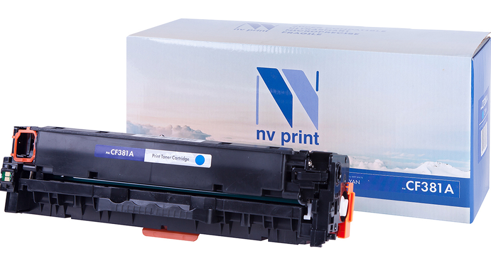 Картридж NVP совместимый NV-CF381A Cyan для HP Colorpng